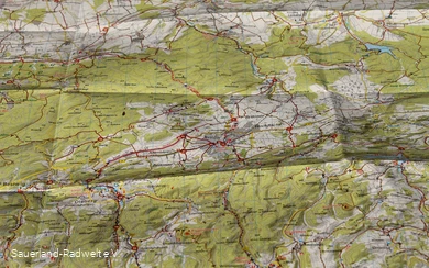 Kartenausschnitt BVA Regionalkarte Sauerland