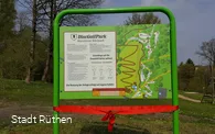Übersichtsplan der Disc-Golfanlage am Rabennest