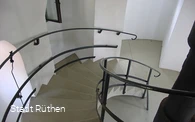 Blick von der Wendeltreppe im Wasserturm