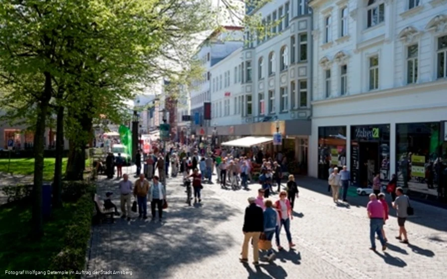 Fußgängerzone in Arnsberg-Neheim