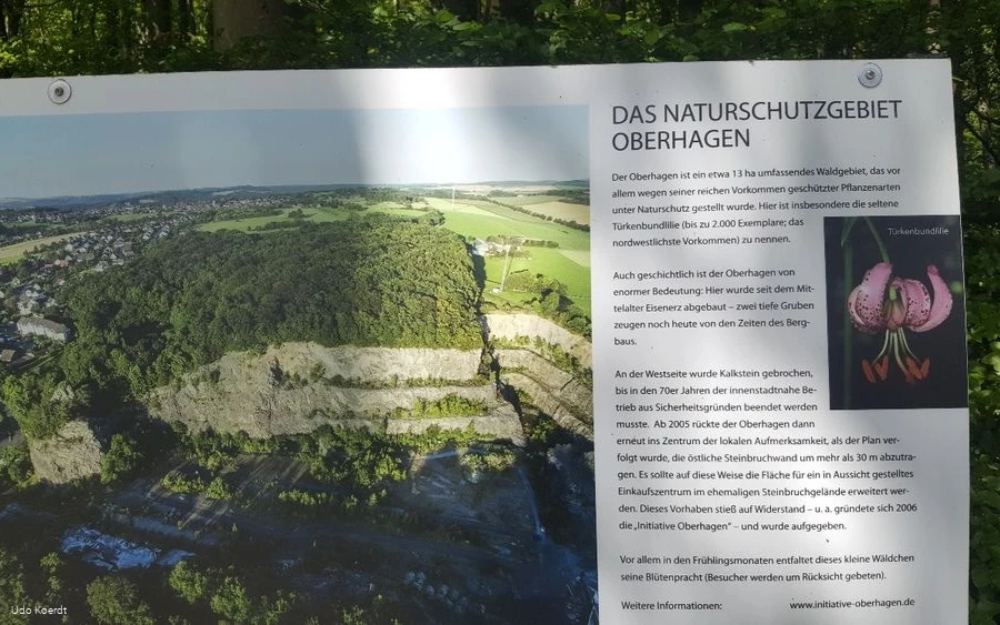Beschilderung Naturschutzgebiet Oberhagen Beschilderung Naturschutzgebiet Oberhagen