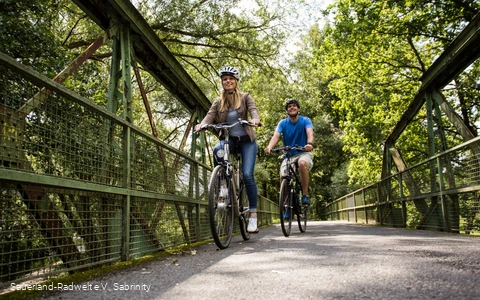 Radfahrer Möhnetalradweg