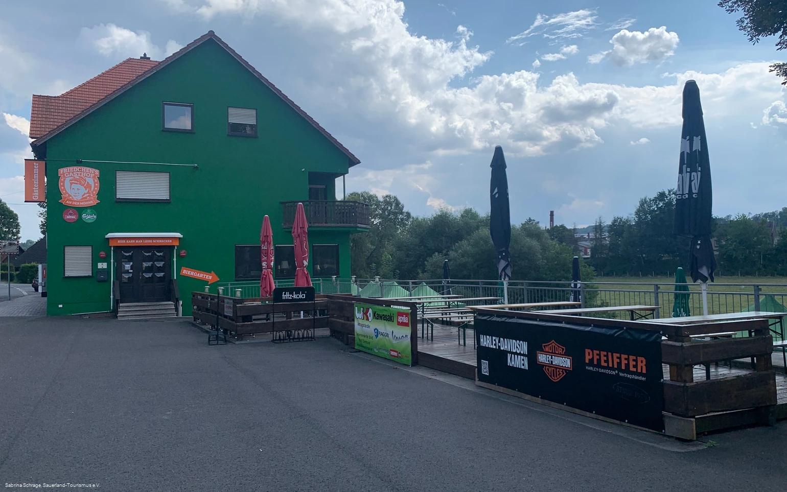 Außenansicht Friedchens Gasthof