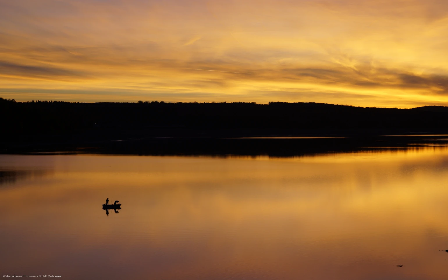 Sonnenuntergang am Möhnesee