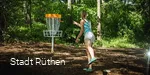 Discgolf im Wald
